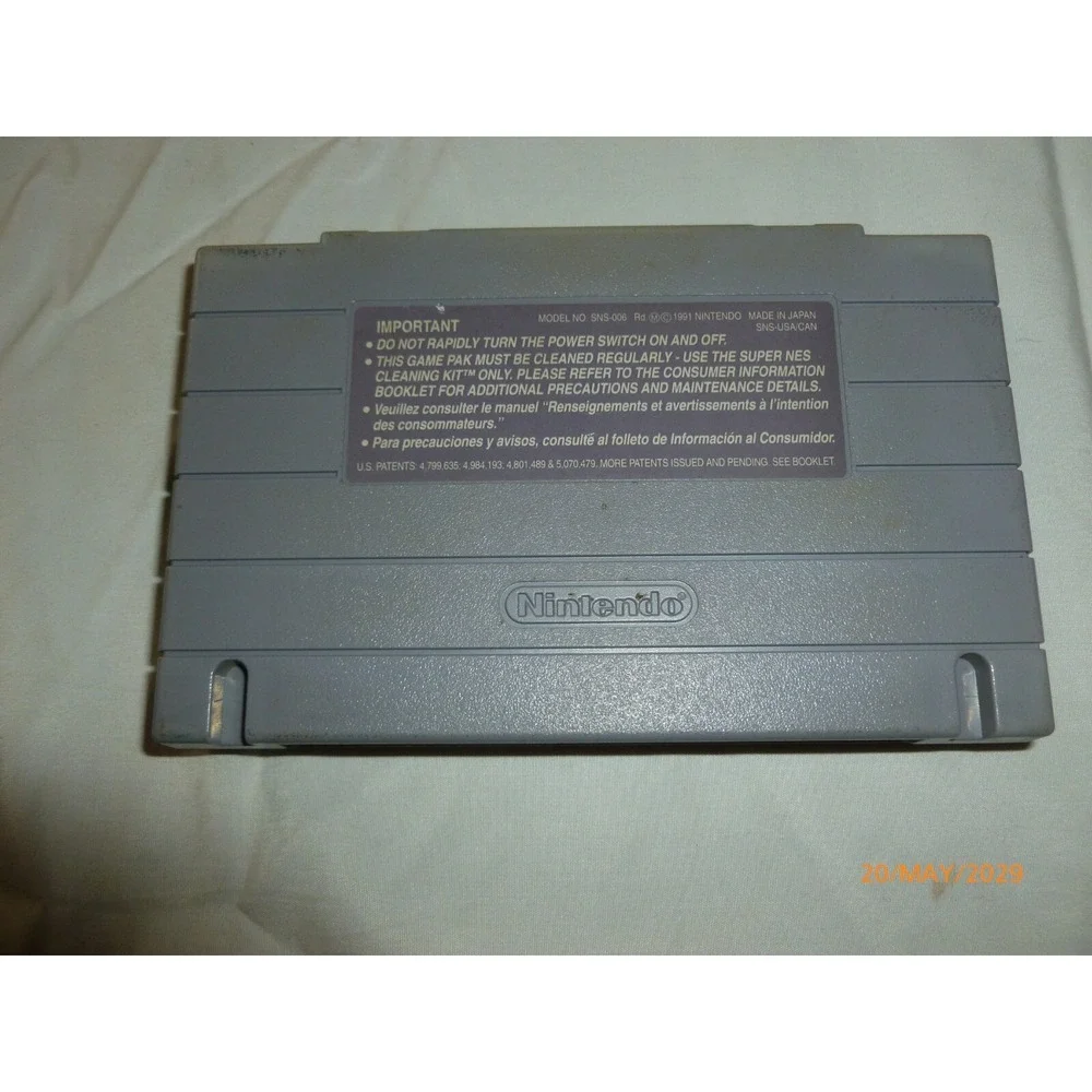 Bulls vs Blazers and the NBA Playoffs Super Nintendo SNES Game SNS-BU-USA